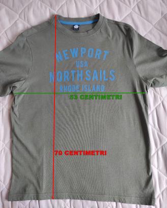 T shirt north sails taglia M