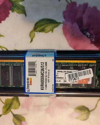 RAM 512 MB DDR Kingston Pc3200 