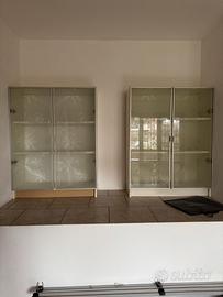 Pensili / vetrinette con ante in vetro