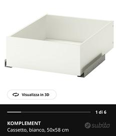 Cassetto Komplement Ikea 50*58