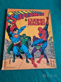 Superman & L'Uomo Ragno - Autografo John Buscema