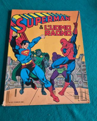 Superman & L'Uomo Ragno - Autografo John Buscema
