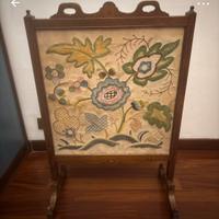 Vintage Parascintille in legno e tessuto