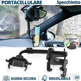 Porta Cellulare Auto da Specchietto Retrovisore