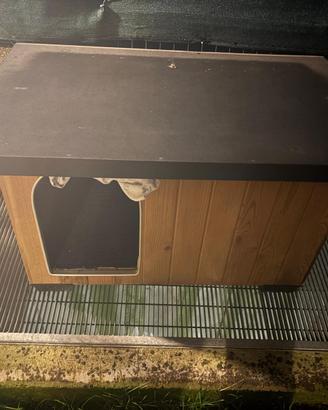 Cuccia cane taglia media in legno