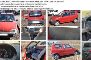 Fiat Seicento Fire 1.1 (2005) con soli 47.000 km.