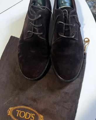 Scarpe Tod’s 44 Marroni Scamosciate