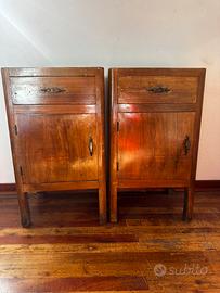 Coppia comodini anni 50/60