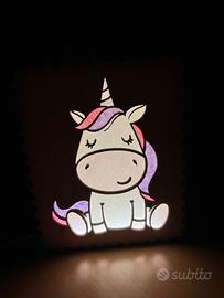 Lanterna/ luce nanna unicorno