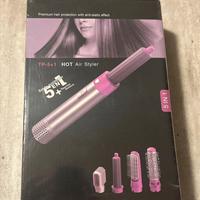 Set asciugacapelli modellatore 5 in 1 nuovo con ac