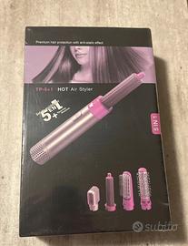 Set asciugacapelli modellatore 5 in 1 nuovo con ac