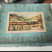 Trenino  latta marca L.A.C.  anni 50