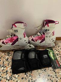 Pattini in linea + protezioni