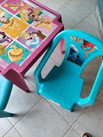 tavolo e sedie per bimbi 