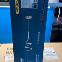 Lampadario color oro 16w