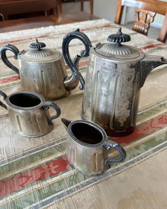 Set antico da Tè/caffè Sheffield fine '800