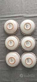 SET 6 PIATTI FRUTTA IN CERAMICA