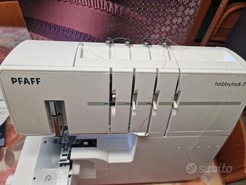 pfaff hobbylock 2.5 con borsa.Nuovo