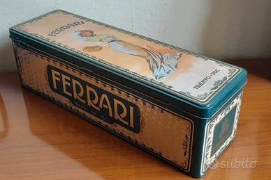 Scatola Latta Ferrari Vintage