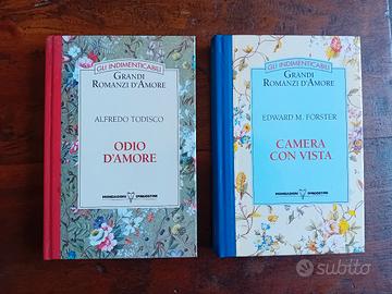 libri "Camera con vista" e "Odio d'amore"