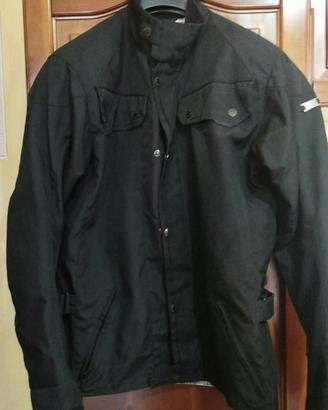 Giacca da moto in tessuto tecnico con protezioni