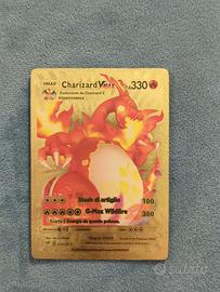 Pokemon card Charizard VMax Gold
