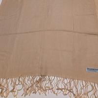 Sciarpa  pashmina in cashmere beige