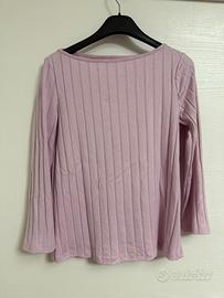 Maglietta Tezenis rosa manica lunga