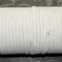 Elastico bianco piatto da mm.7 rocchetto da 300 m