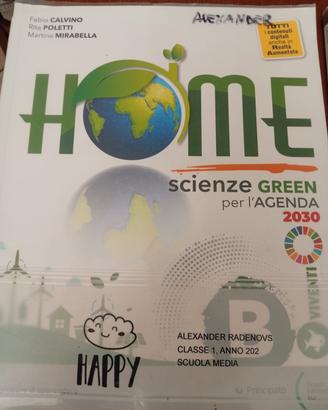 Home scienze green A+ B + C + D ISBN 9788841614280