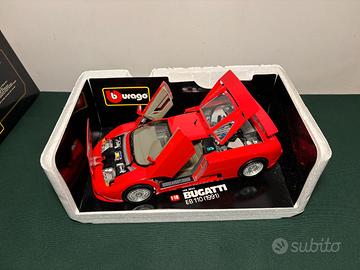 Bugatti EB 110 1991 rosso – Modellino Bburago 1:18