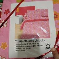 COMPLETO LETTO SINGOLO