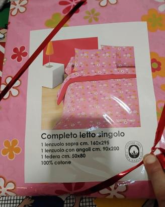 COMPLETO LETTO SINGOLO