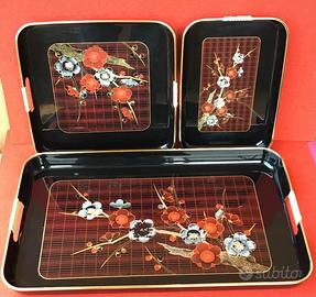 3 vassoi Japan Toyo anni 70