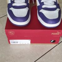 Scarpe Puma alte N. 41 rosse o viola