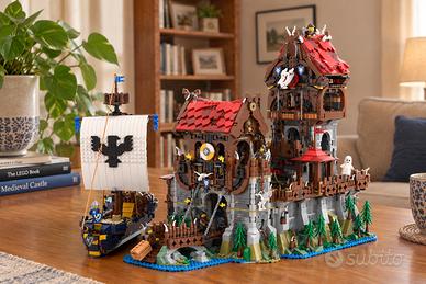 LEGO MOC Wolfpack Tower & Medieval ship