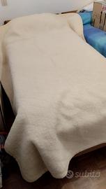 Coperta singola in lana merinos 