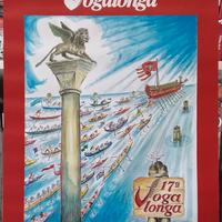 Manifesto/Poster Venezia 17a Vogalonga 1991