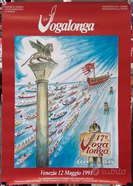 Manifesto/Poster Venezia 17a Vogalonga 1991