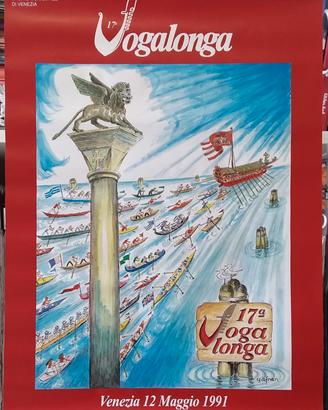 Manifesto/Poster Venezia 17a Vogalonga 1991