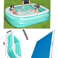 PISCINA 200x146x48cm + Tappeto