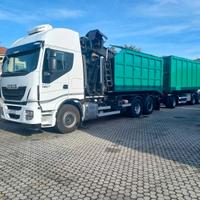 Iveco STRALIS 480 SCARRABILE GRU POLIPO RIM.