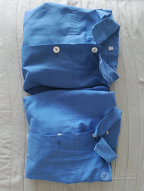 Grembiule casacca blu preziosissimo sangue 65/70