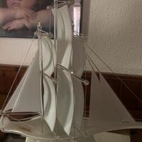 Barca a vela veliero vetro di Murano