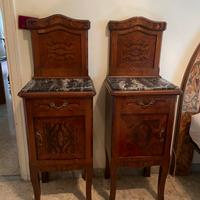 MOBILI STILE ANTICO TOLETTA COMODINI COMO MARMO