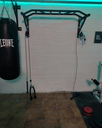 sbarra per trazioni con carrucole