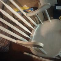 Sedia a dondolo in legno