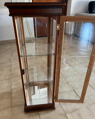 Vetrinetta in legno e vetro