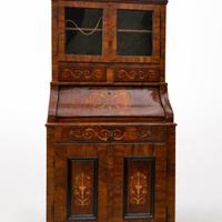 Antica trumeau ribalta vetrina fine 800’