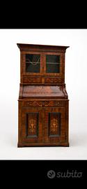 Antica trumeau ribalta vetrina fine 800’